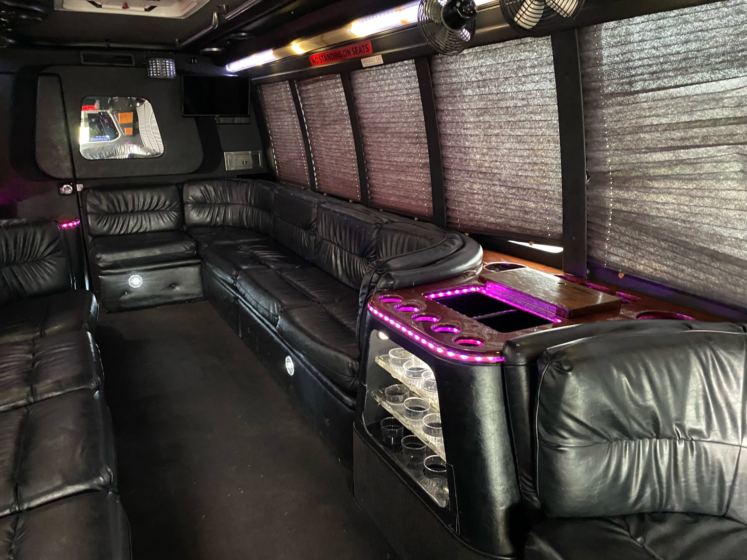 Inside ST Louis Party Bus in St Louis Mo by STl Road Pony