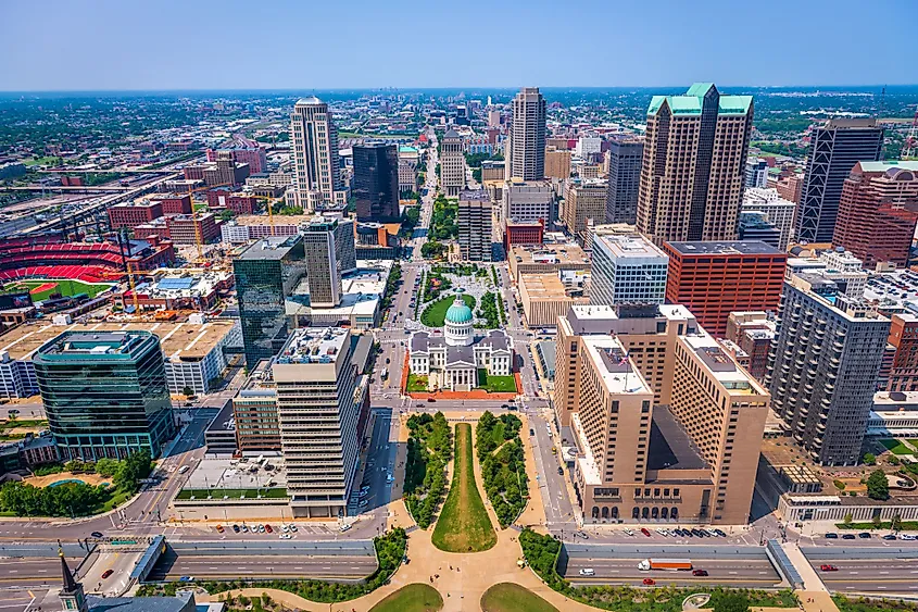 St. Louis Missouri topview